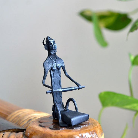 Wrought Iron Metal Tribal Figure