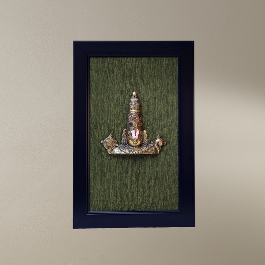 Brass Tirupati Balaji Face Wall Art