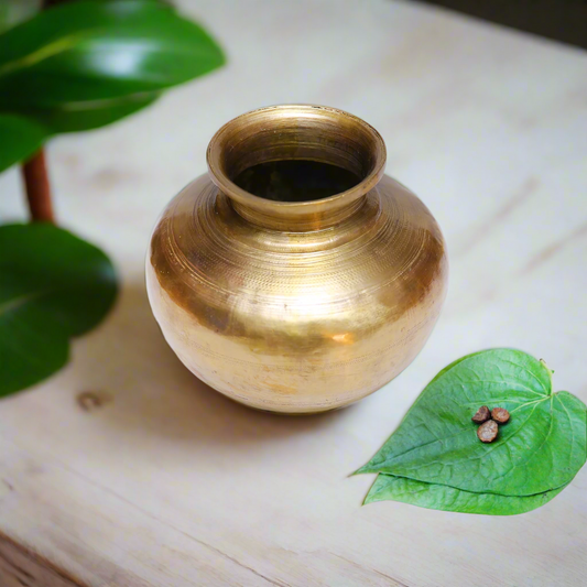 Antique Brass Water Pot