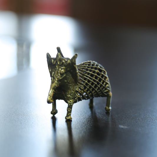 Handmade Brass Small Elephant  Idol Statue