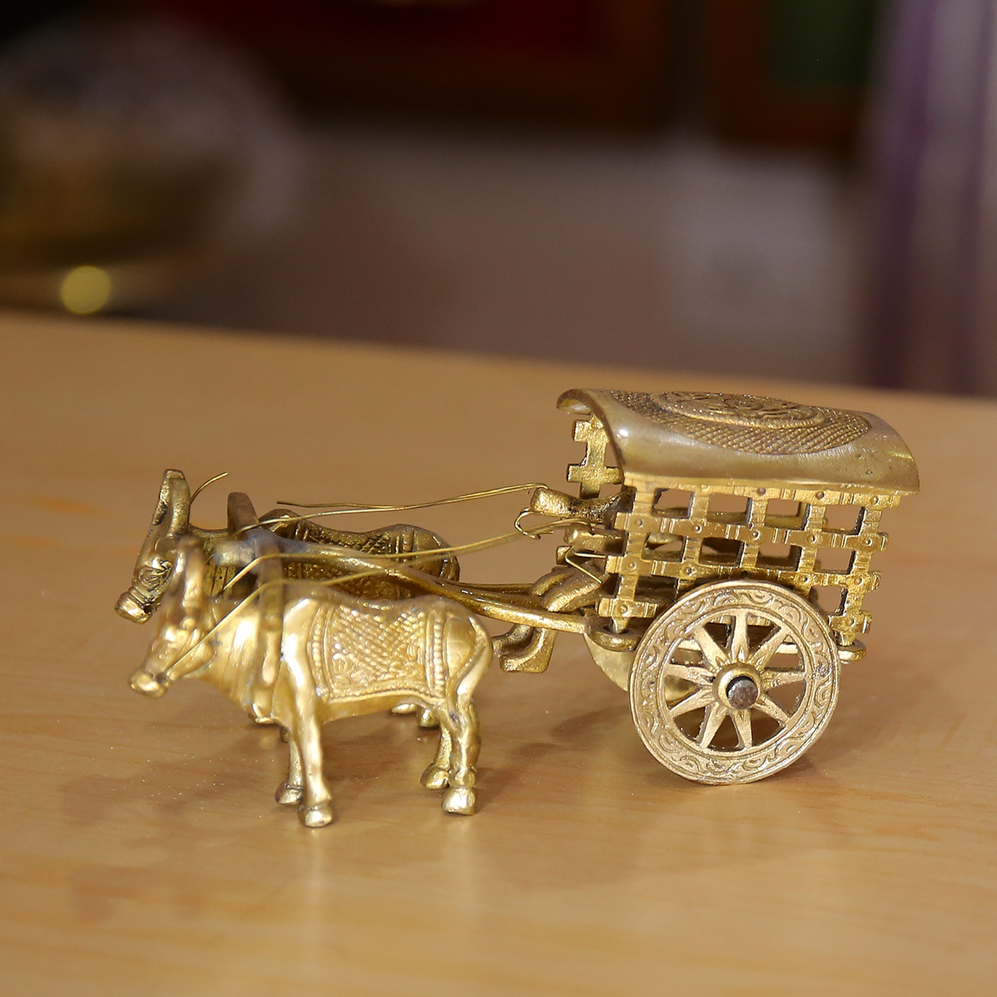 Handcrafted Brass Bullock