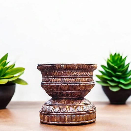 Handcrafted Wooden Decorative Stand