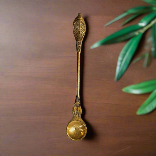 Brass Panchamrit Spoon